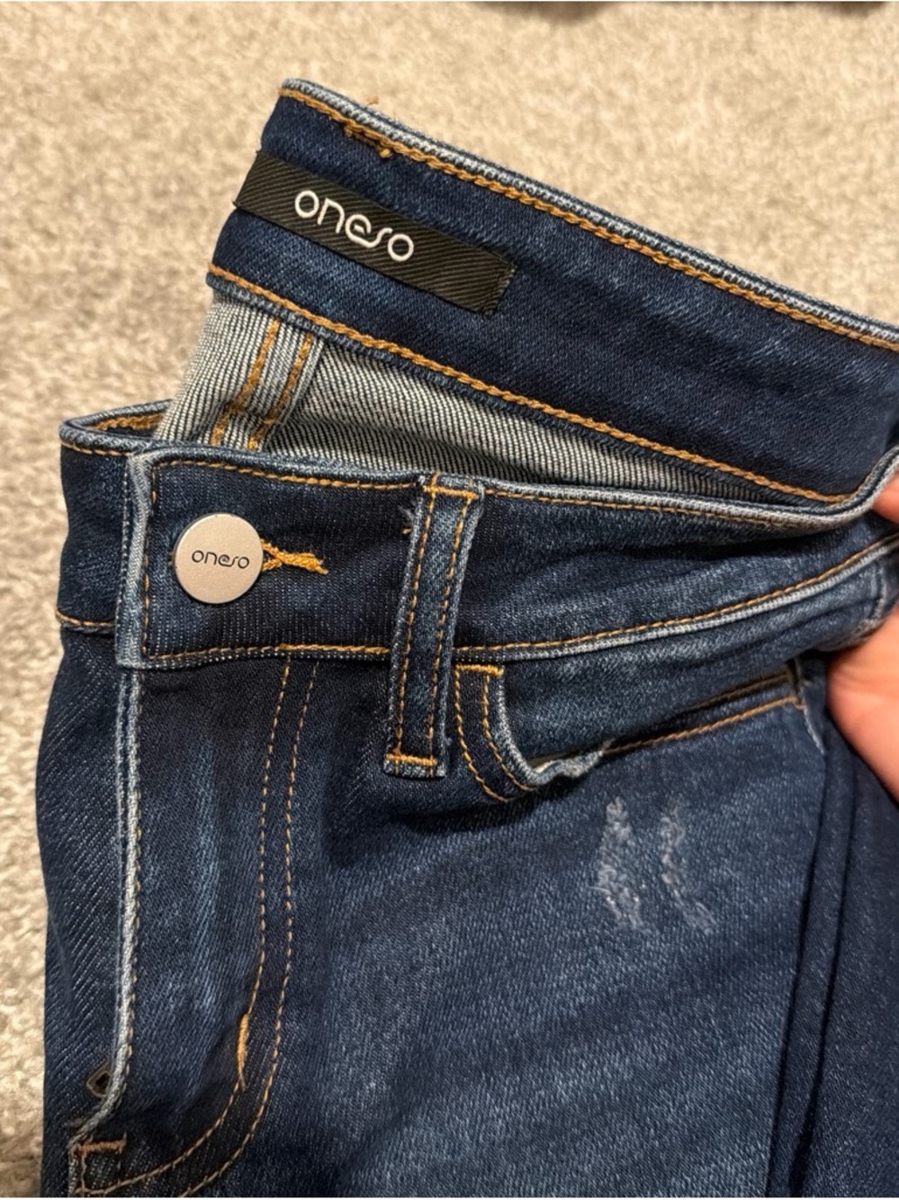 Oneso Dark Blue Jeans for Women - Stretch Fit